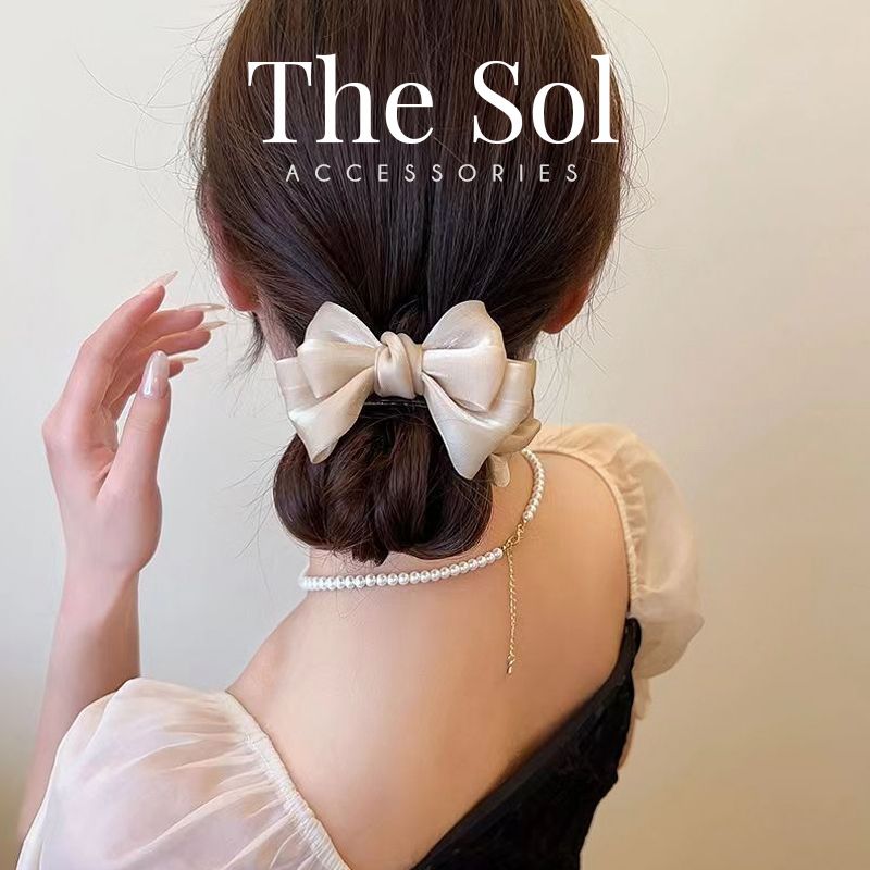 Kẹp Tóc Càng Cua Satin Bow