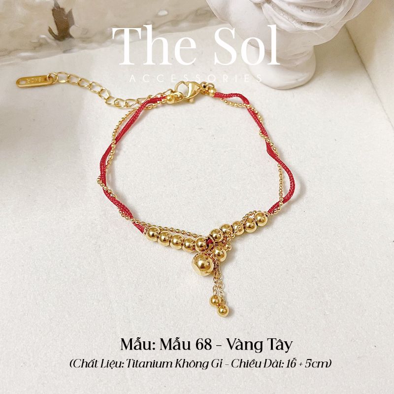 Lắc Tay Titan The Gourd On Red Thread - Mẫu 68
