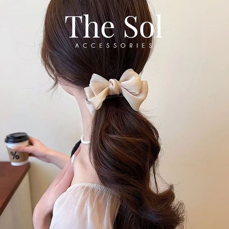 Kẹp Tóc Càng Cua Satin Bow