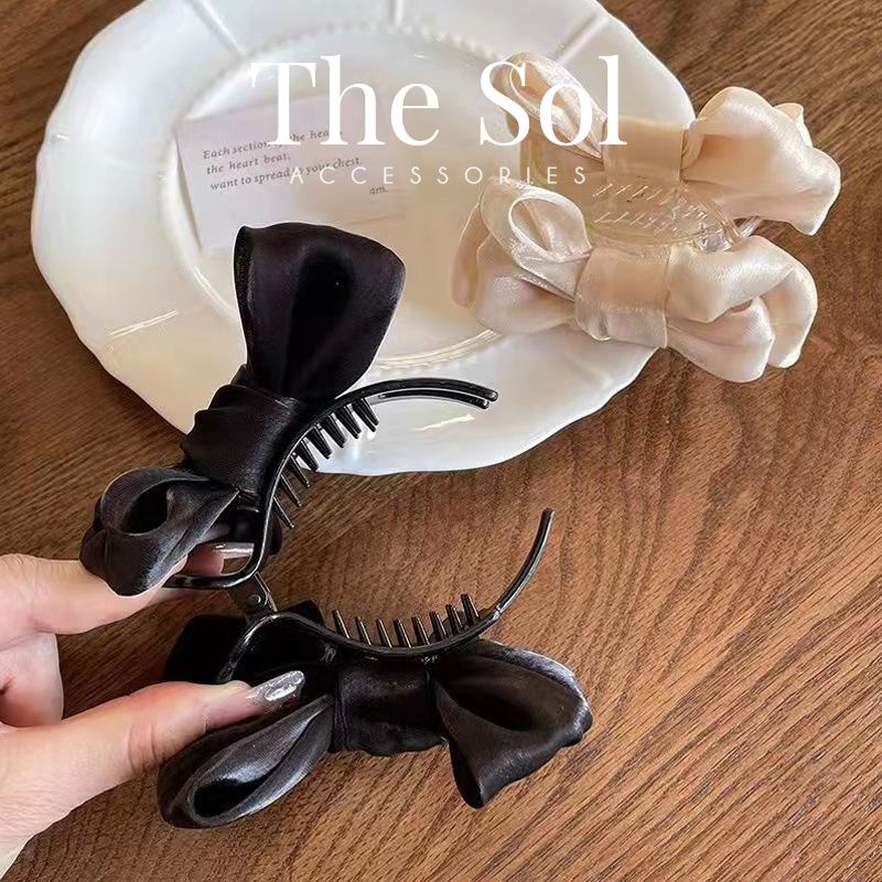 Kẹp Tóc Càng Cua Satin Bow