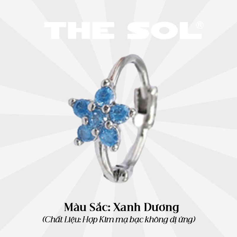 Khuyên Tai Hợp Kim Dia Flower - Mẫu 180