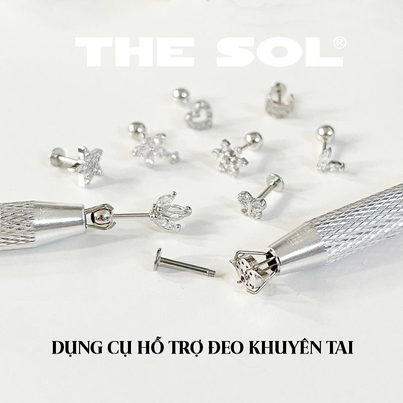 Dụng Cụ Hỗ Trợ Đeo Khuyên Tai Unisex