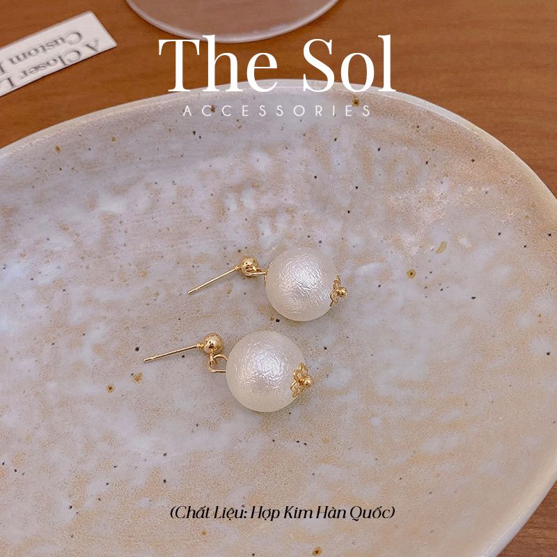 Bông Tai Hàn Quốc Big Pearl