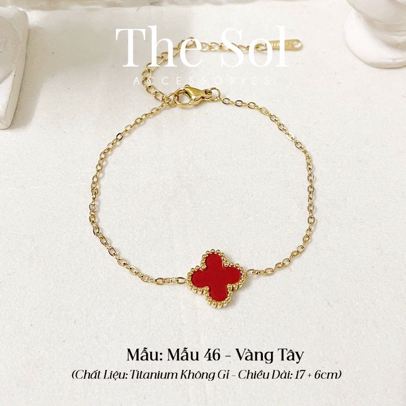 Lắc Tay Titan Only Red Lou 1.1cm - Mẫu 46