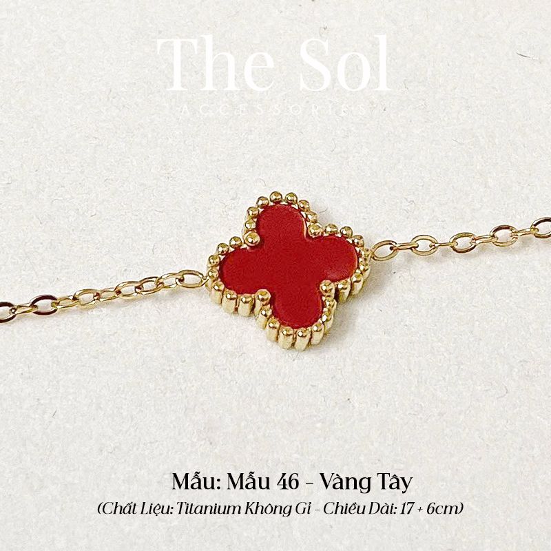 Lắc Tay Titan Only Red Lou 1.1cm - Mẫu 46