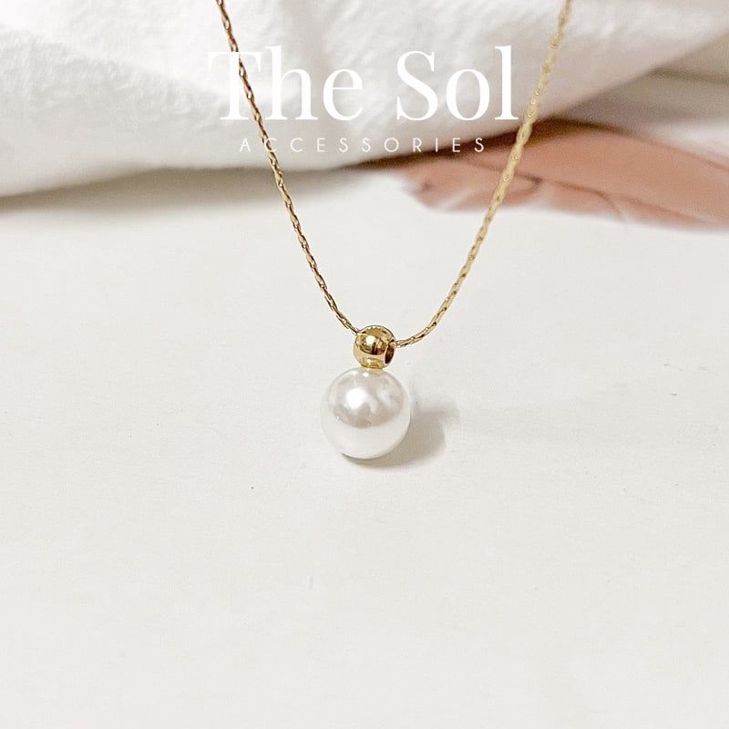 Dây Chuyền Titan Golden Pearl