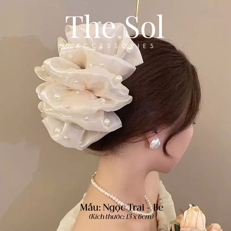 Kẹp Gắp Hàn Quốc Trendy Ngọc Trai
