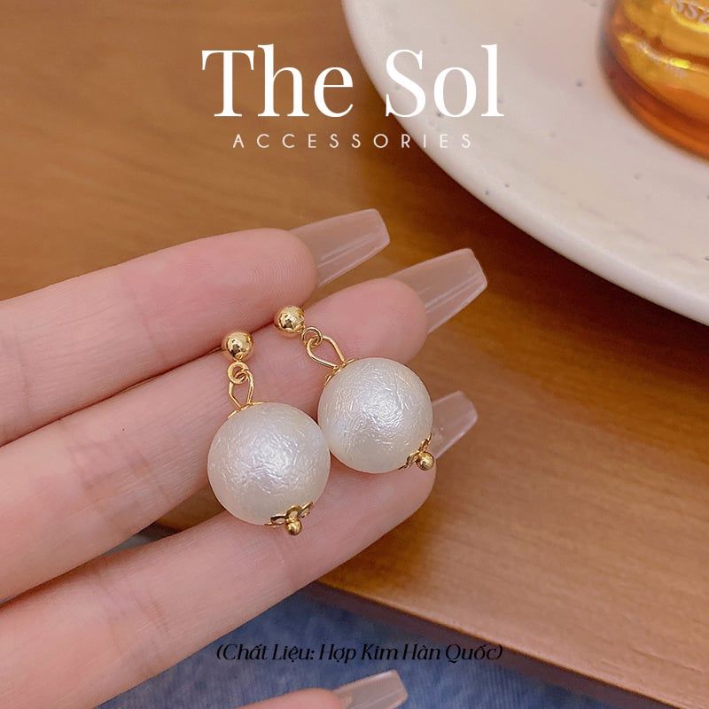 Bông Tai Hàn Quốc Big Pearl