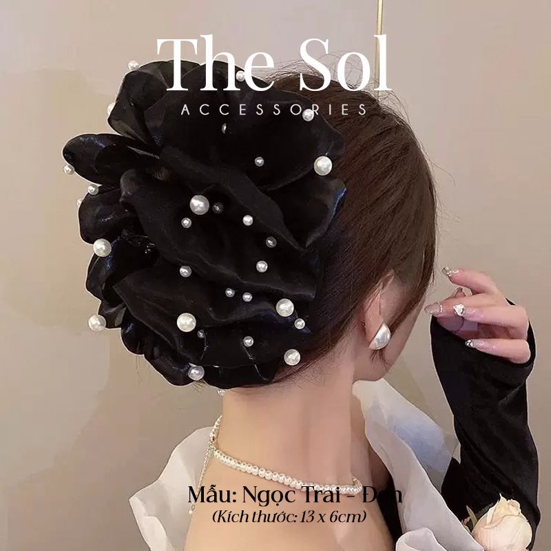 Kẹp Gắp Hàn Quốc Trendy Ngọc Trai