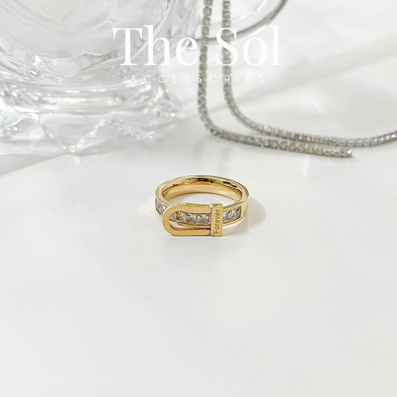 Nhẫn Titan Diamond FOREVER