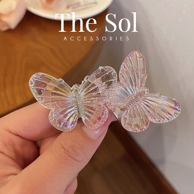 Kẹp Tóc Hàn Quốc Hologram Butterfly - 1 Chiếc