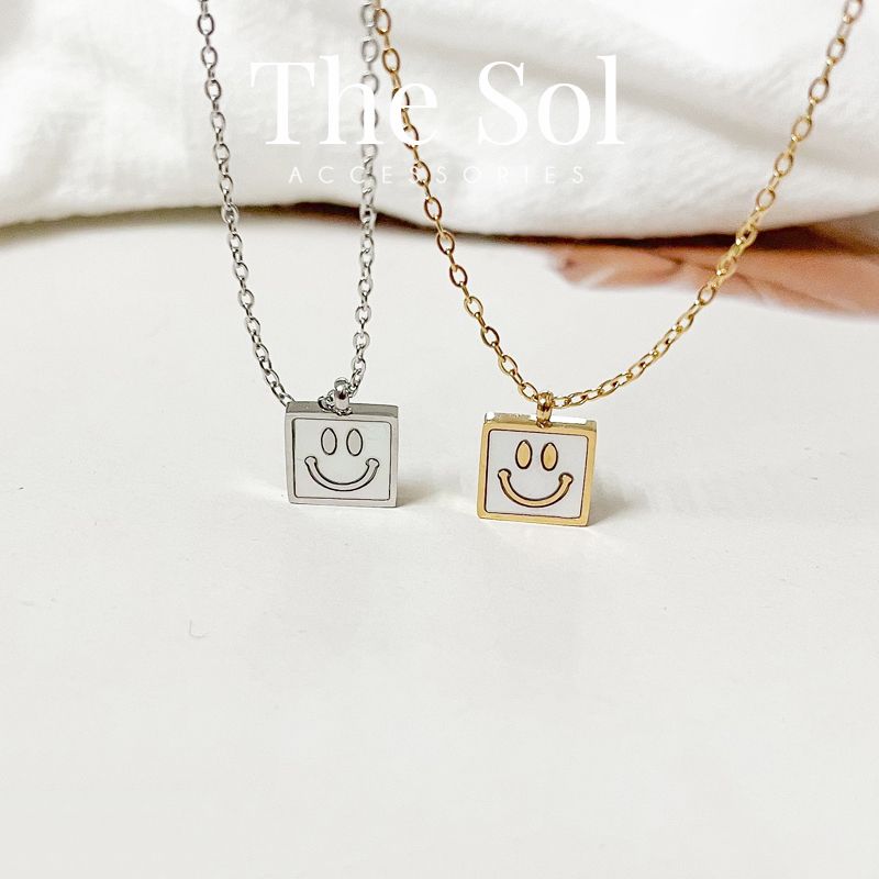 Dây Chuyền Titan Square Smile
