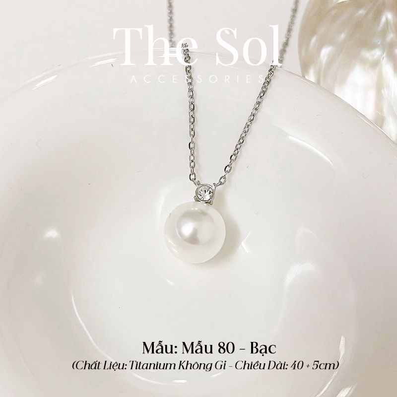 Dây Chuyền Titan The Pearl - Mẫu 80