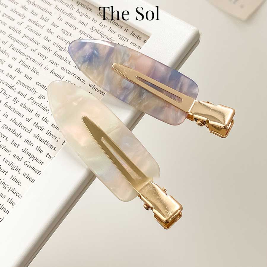 Kẹp Tóc Hàn Quốc Luxury Aragonite