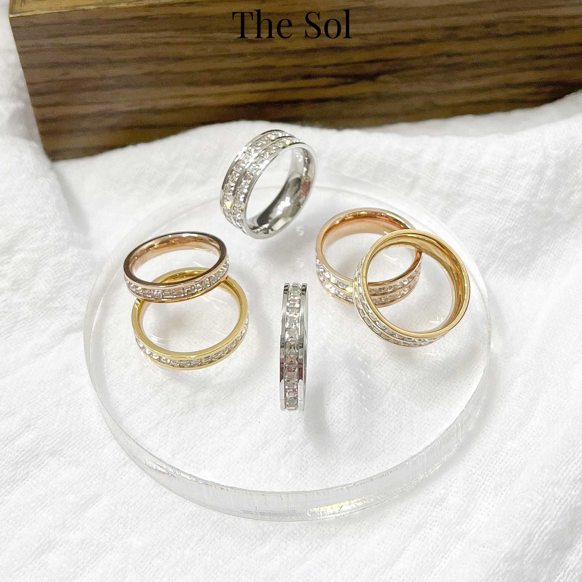 Nhẫn Titan Unisex One Ice