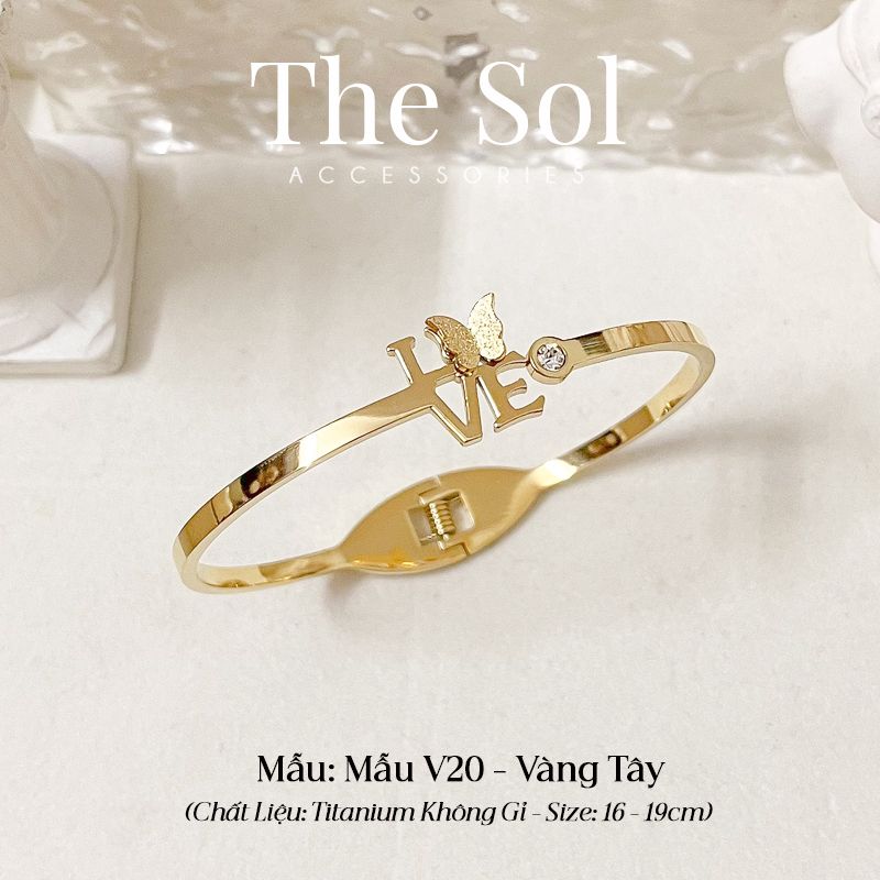 Vòng Tay Titan Sand LOVE