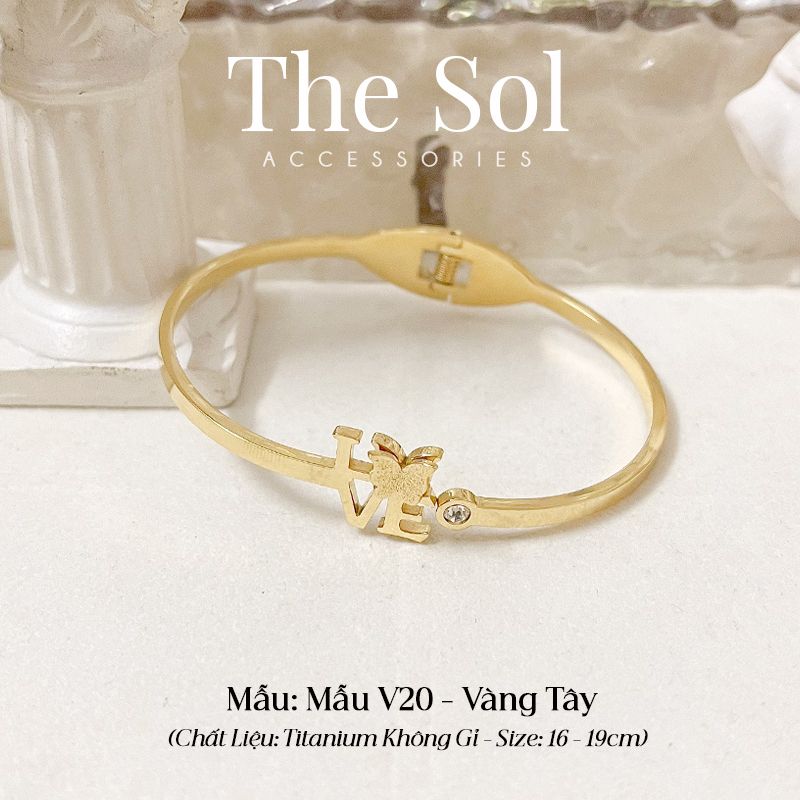 Vòng Tay Titan Sand LOVE