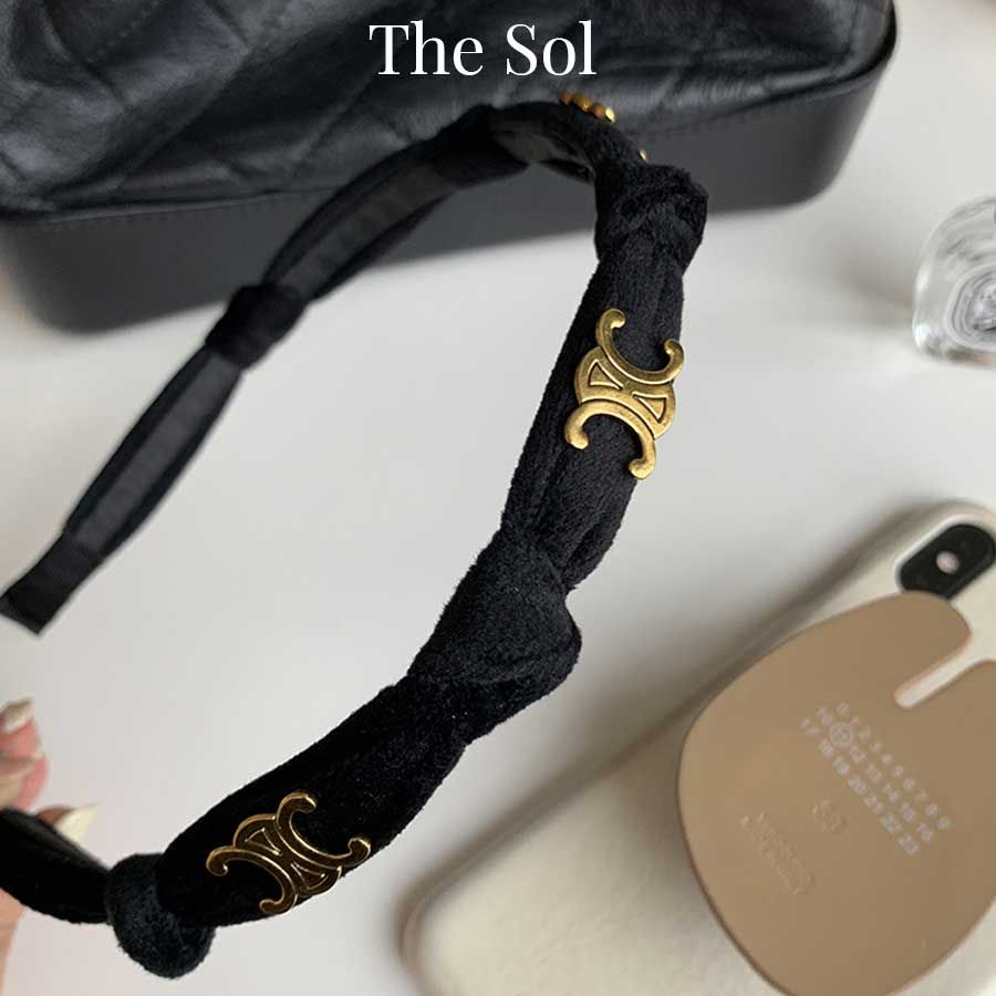 Cài Tóc Hàn Quốc Velvet Mini Celine