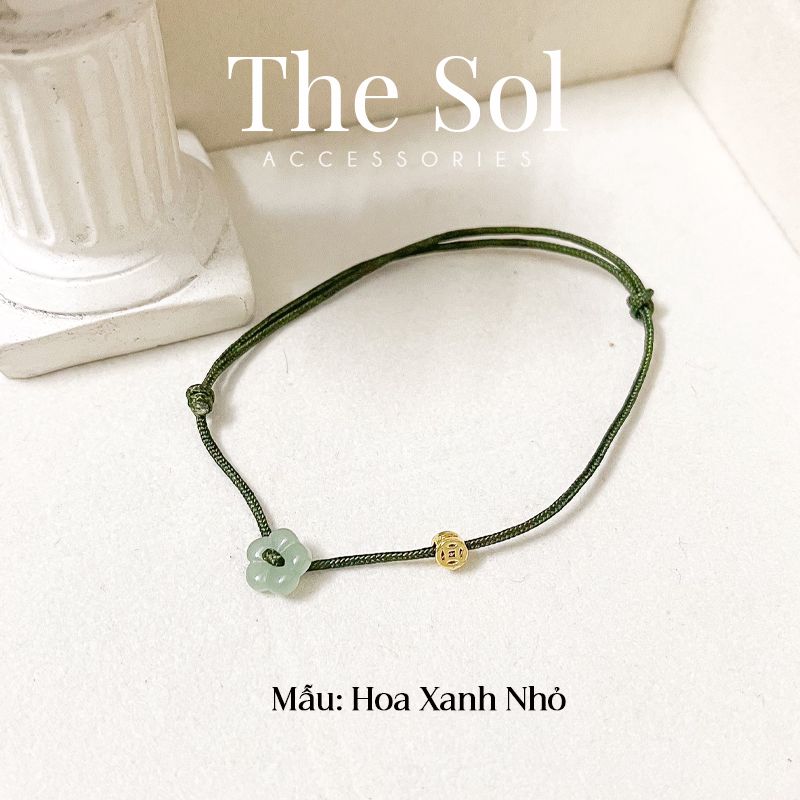 Lắc Tay Hàn Quốc Mini Green Flower