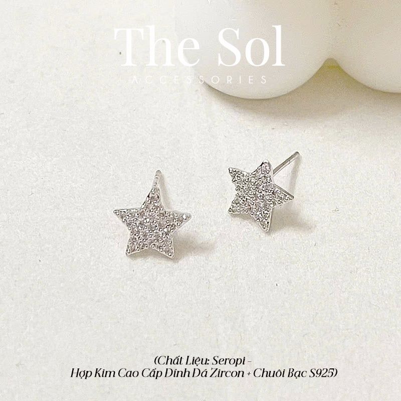 Bông Tai Seropi Mini Diamond Star