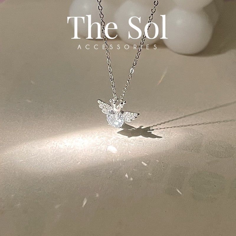 Dây Chuyền Bạc Diamond Angel