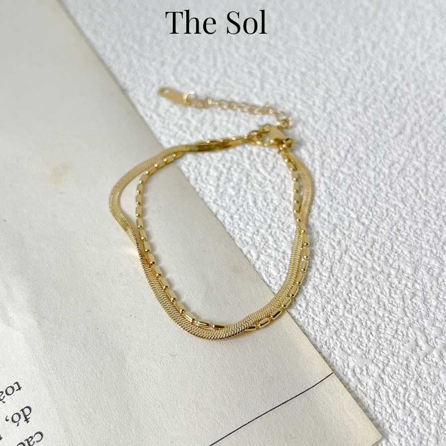 Lắc Tay Titan Golden Different Chains