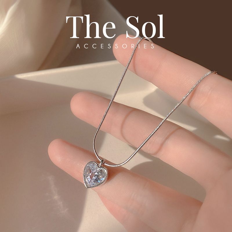 Dây Chuyền Hàn Quốc Diamond Heart