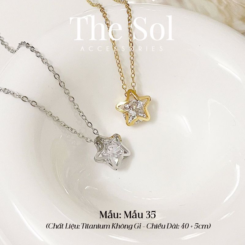 Dây Chuyền Titan Mini Dia Star