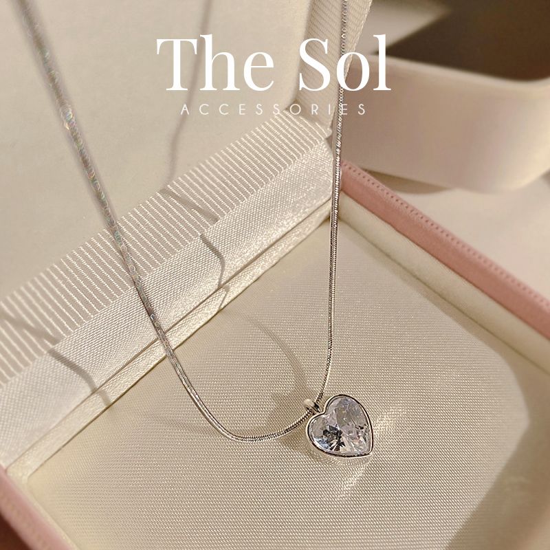 Dây Chuyền Hàn Quốc Diamond Heart