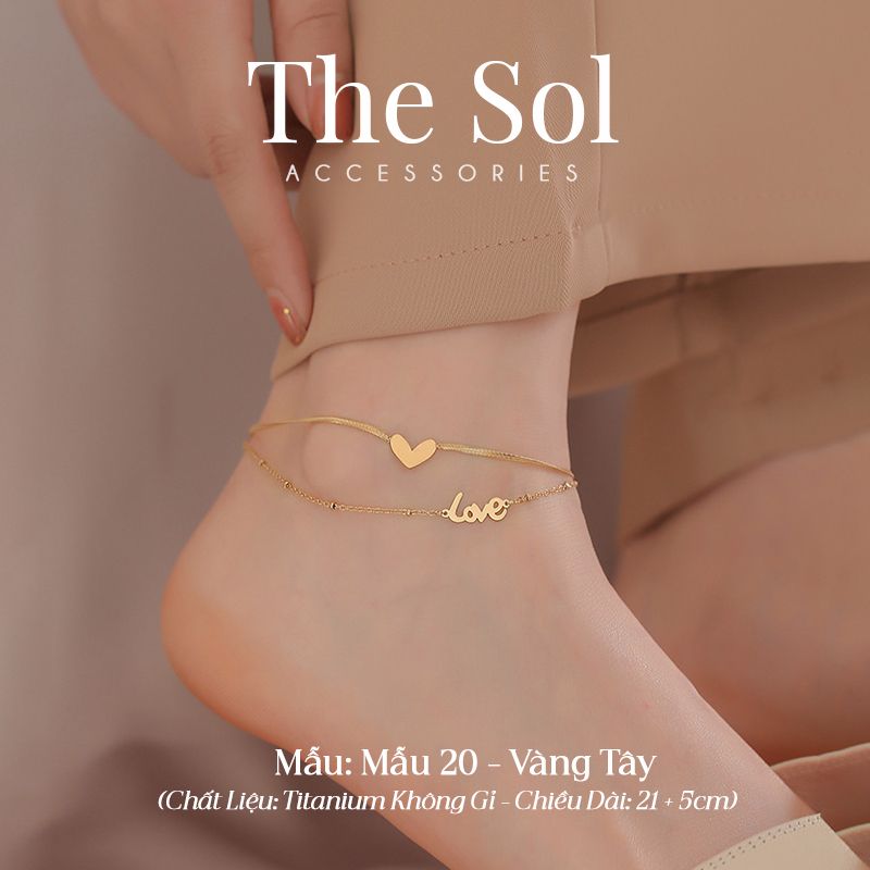 Lắc Chân Titan Love Double Lines