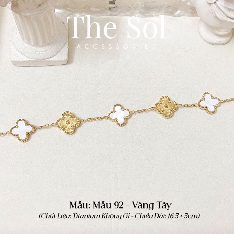 Lắc Tay Titan Blossom & White Lou - Mẫu 92