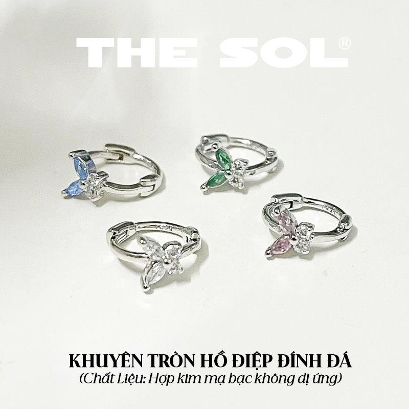 Khuyên Tai Hợp Kim Dia Butterfly - Mẫu 141