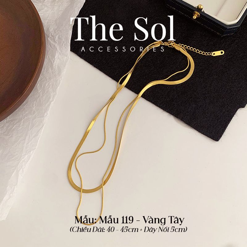 Dây Chuyền Titan Double Layers - Mẫu 119