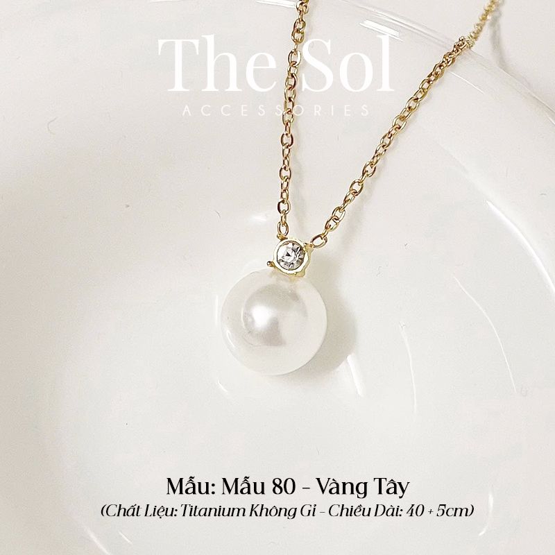 Dây Chuyền Titan The Pearl - Mẫu 80