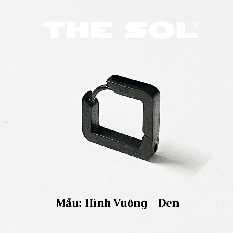 Khuyên Tai Titan Unisex The Thick Square
