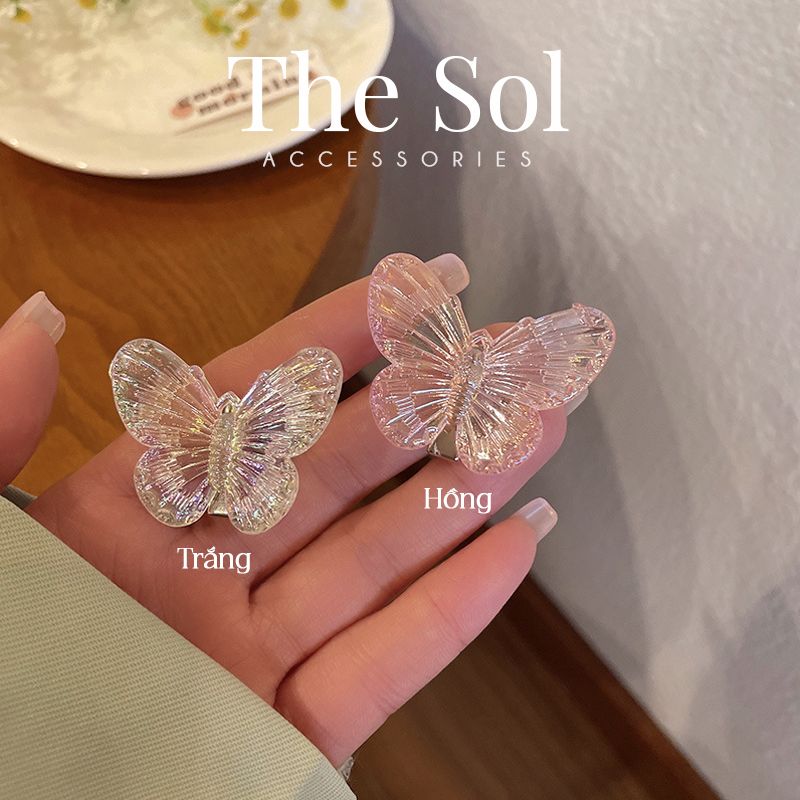 Kẹp Tóc Hàn Quốc Hologram Butterfly - 1 Chiếc