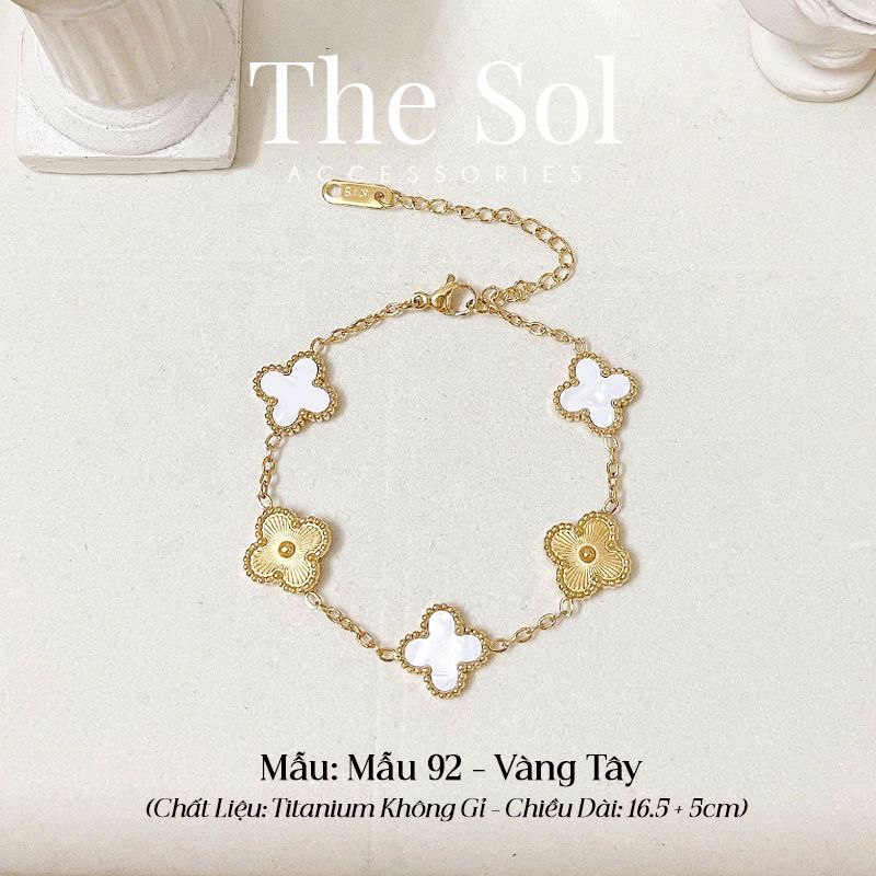 Lắc Tay Titan Blossom & White Lou - Mẫu 92