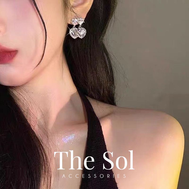 Bông Tai Hàn Quốc Luxury Diamonds
