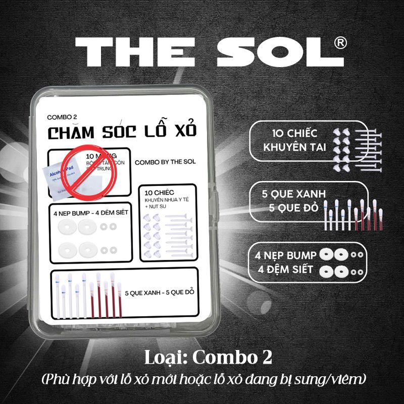 Bộ Kit/ Combo Chăm Sóc Lỗ Xỏ Tai