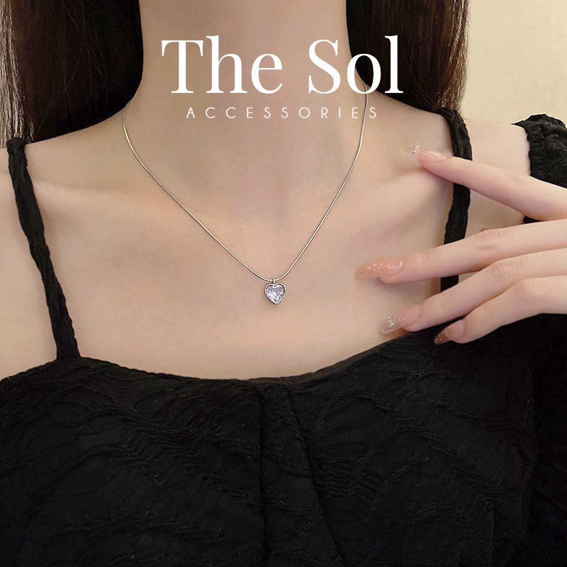 Dây Chuyền Hàn Quốc Diamond Heart