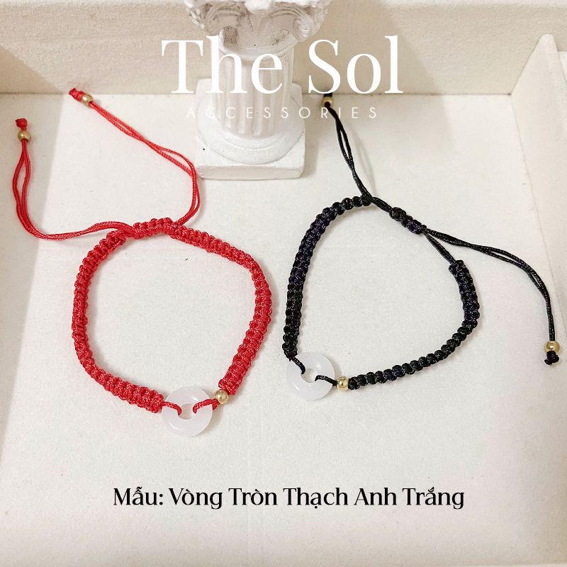 Lắc Tay Hàn Quốc White Quartz
