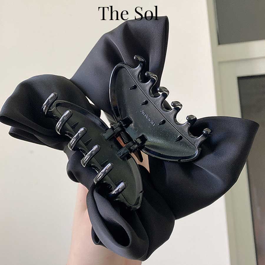 Kẹp Gắp Hàn Quốc Satin Bow