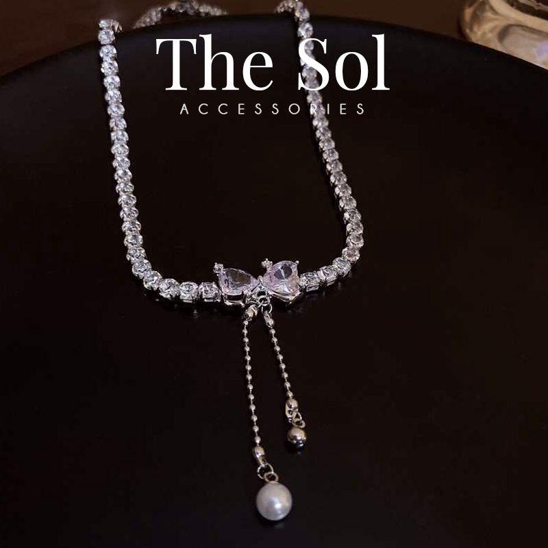 Choker Hàn Quốc Diamond Bow