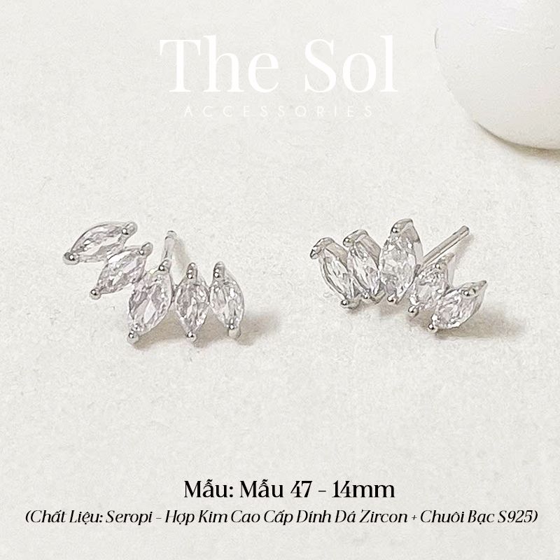 Bông Tai Seropi Diamond Leave