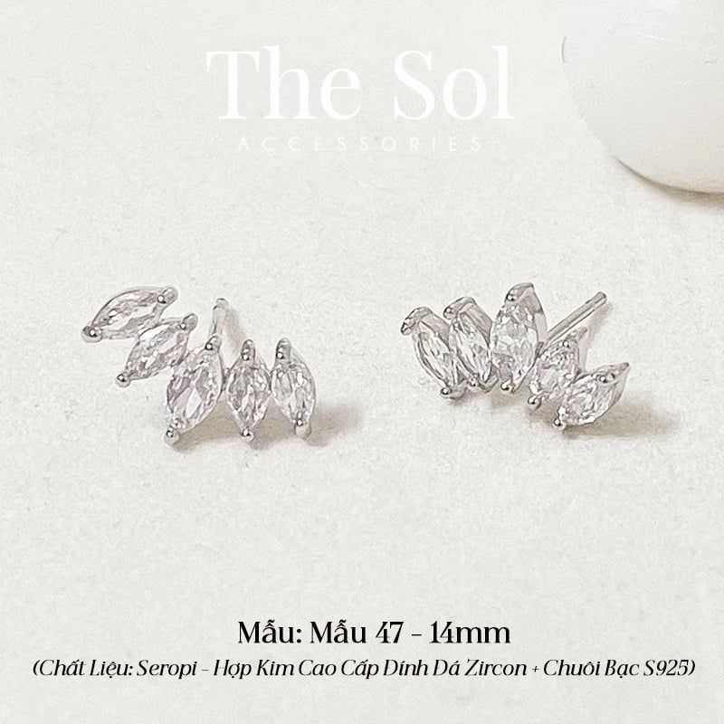 Bông Tai Seropi Diamond Leave