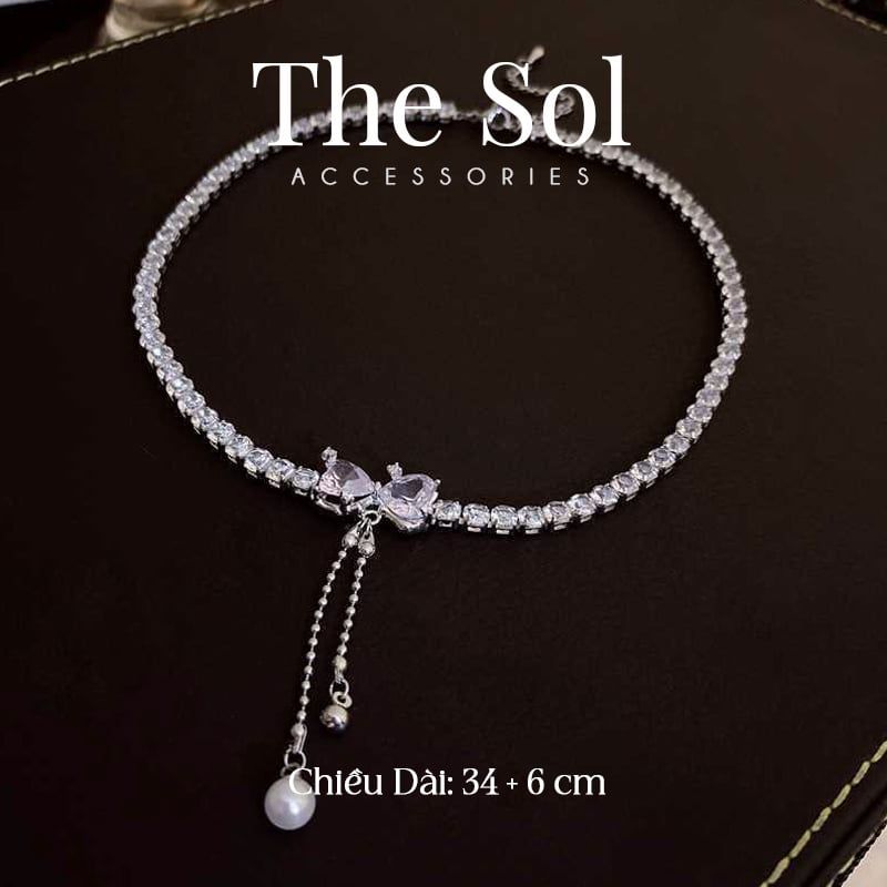 Choker Hàn Quốc Diamond Bow