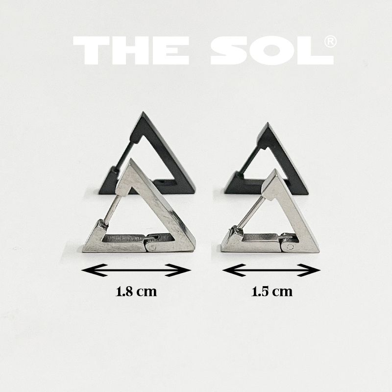 Khuyên Tai Titan Unisex The Thick Triangle - 1.5cm