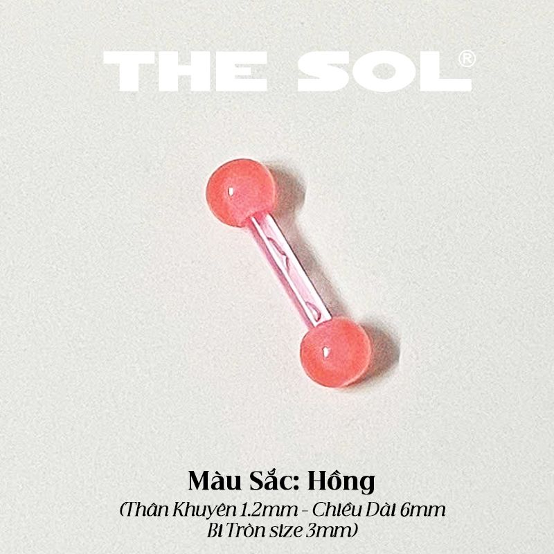Khuyên Tai Nhựa Trong Suốt Màu Sắc