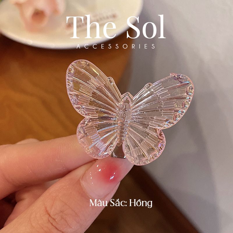 Kẹp Tóc Hàn Quốc Hologram Butterfly - 1 Chiếc