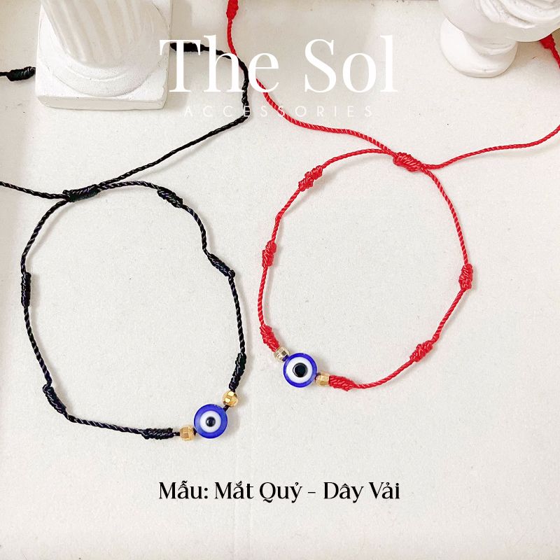 Lắc Tay Hàn Quốc Evil's Eye - Dây Vải